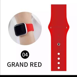 Red Apple Watch band